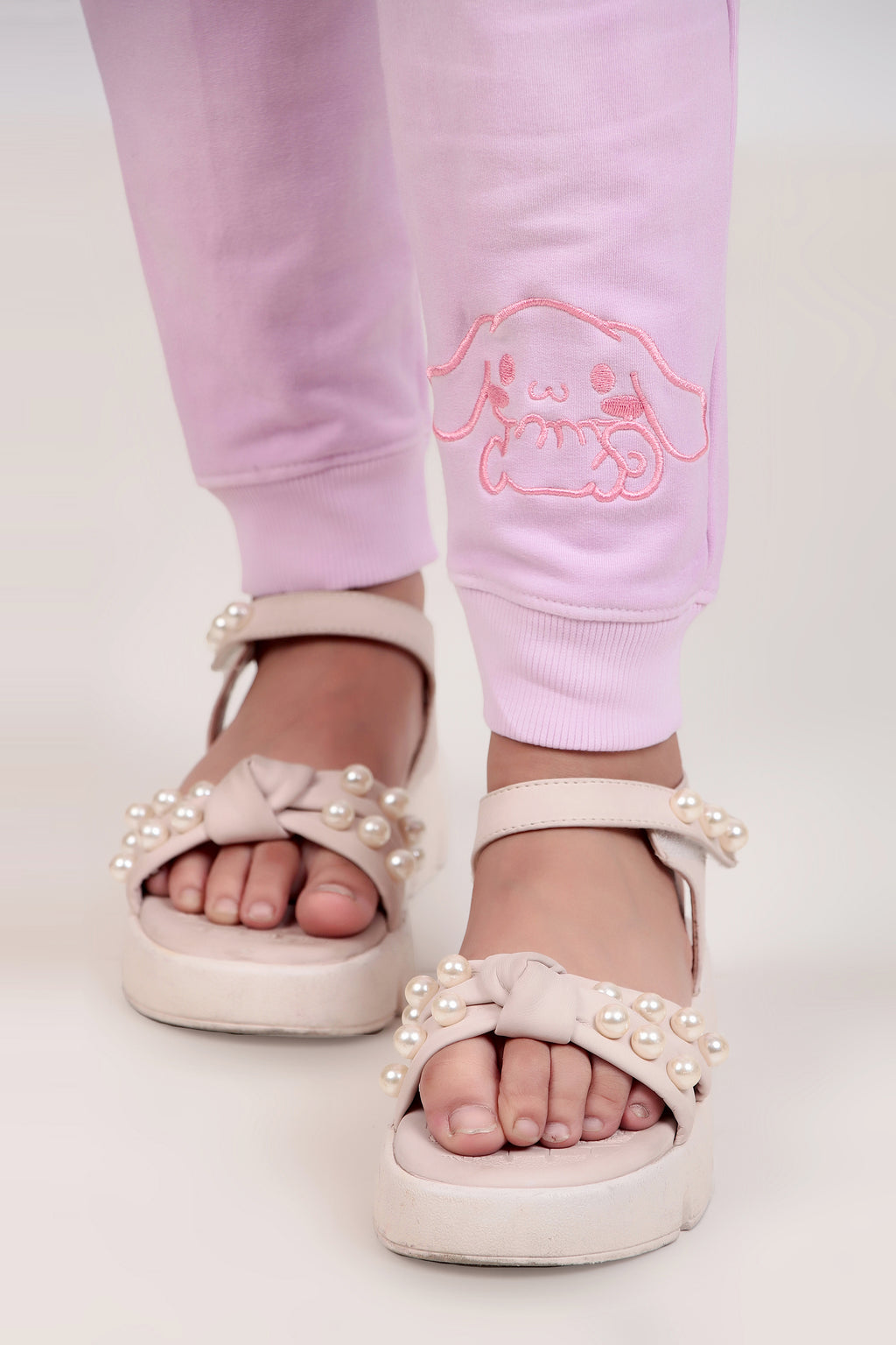 Girls fleeced winter tracksuit with patterned tie and dye