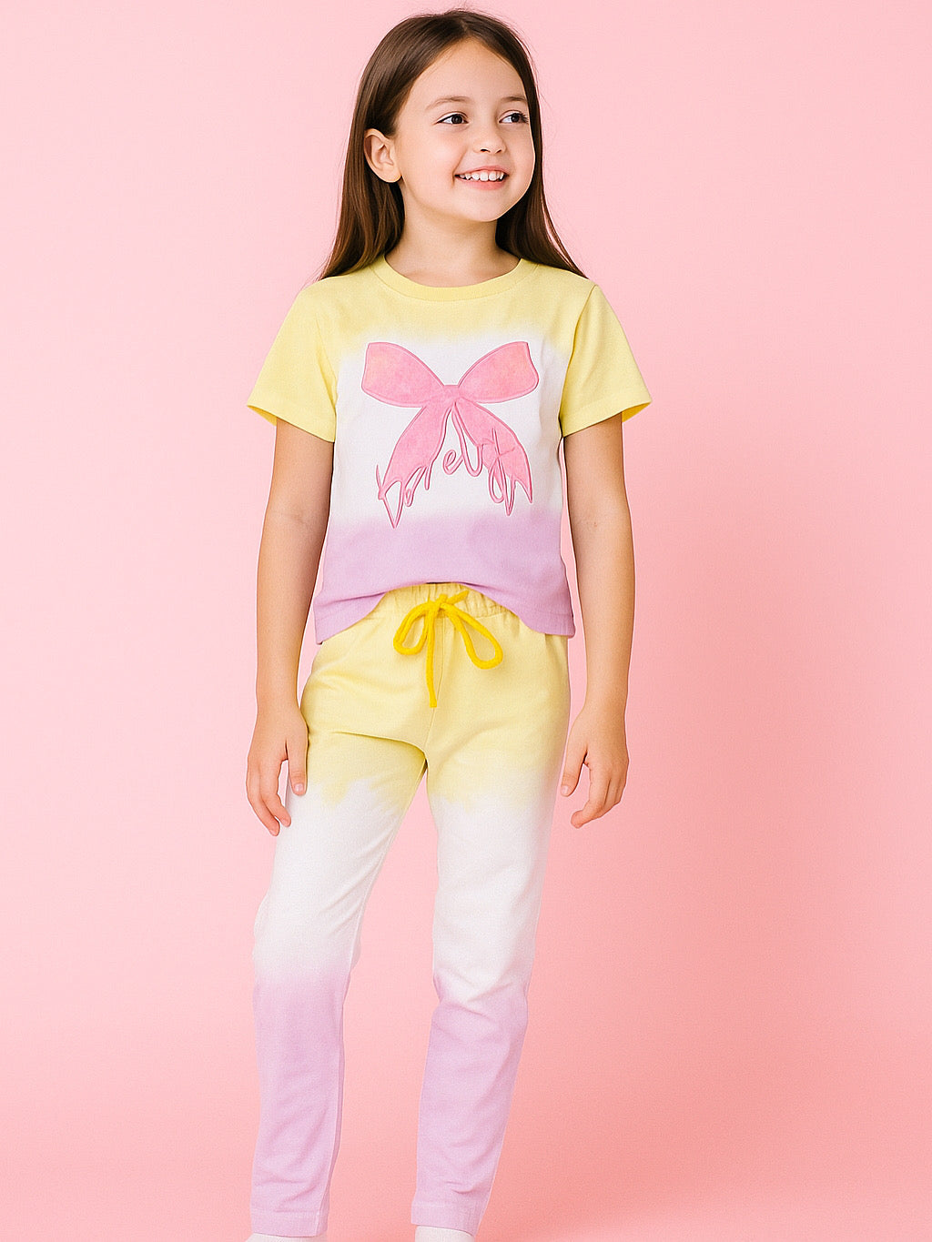 Tee and lower pant set for girls