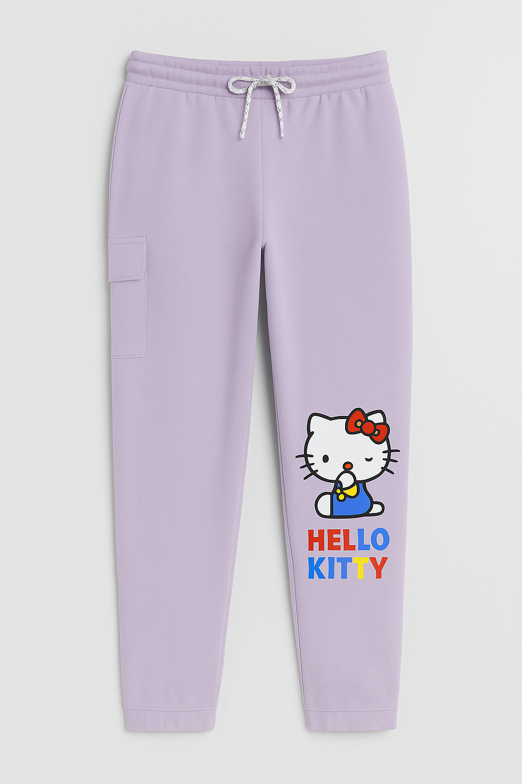 Girls hello kitty printed track pants