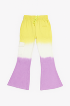 Girls wide leg track pants with cargo pocket